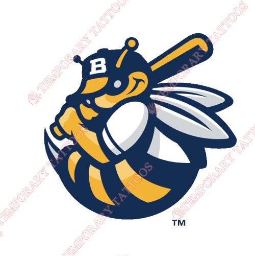 Burlington Bees Customize Temporary Tattoos Stickers NO.8076